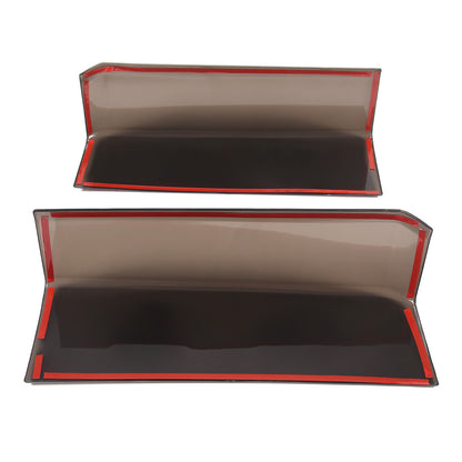 Smoked Black Rear Tail Light Guard Decor Cover Trim Bezels For Hummer H3 2005-09 12