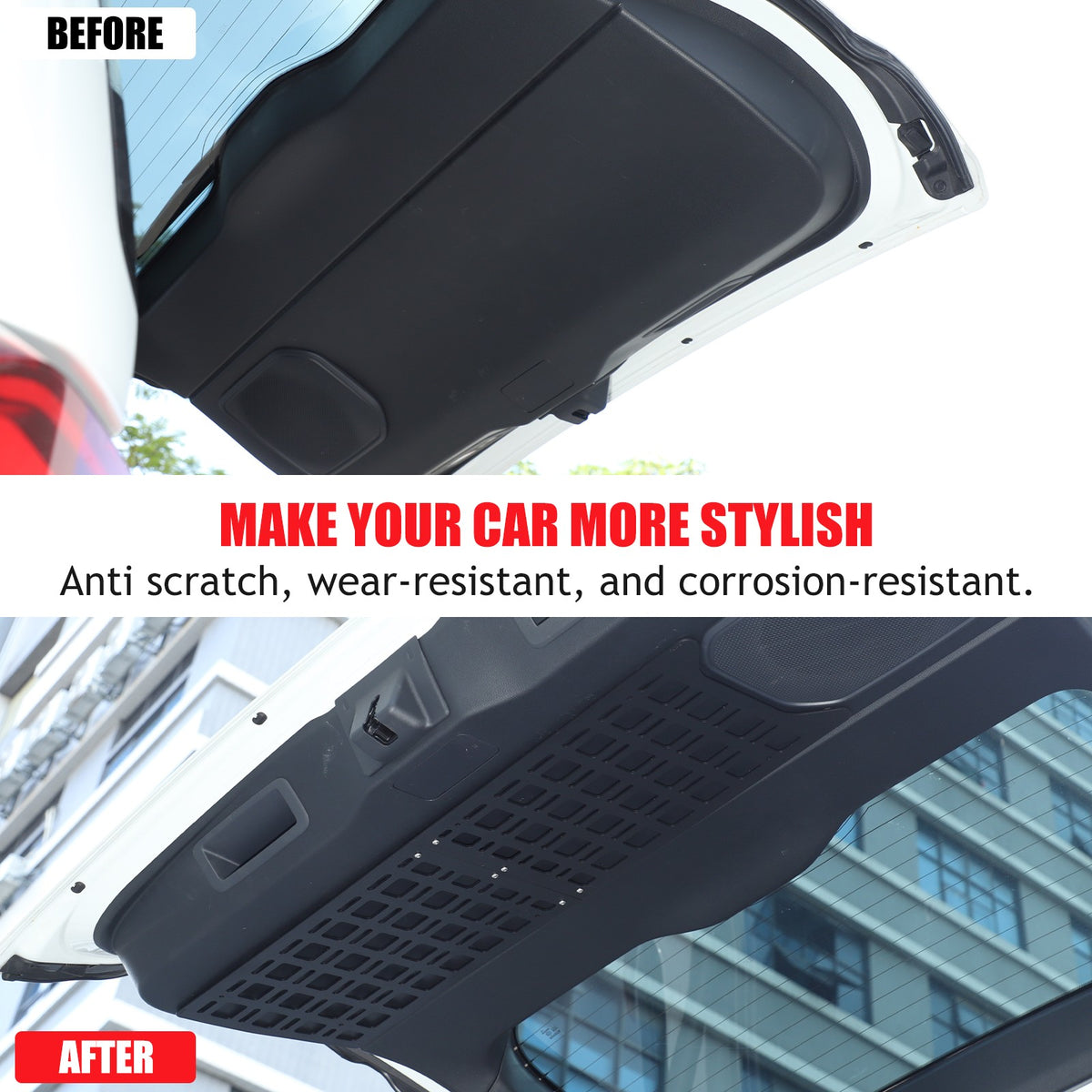 Tailgate Expansion Net Plate Table Molle Panel For Toyota Land Cruiser Prado 24+ 5