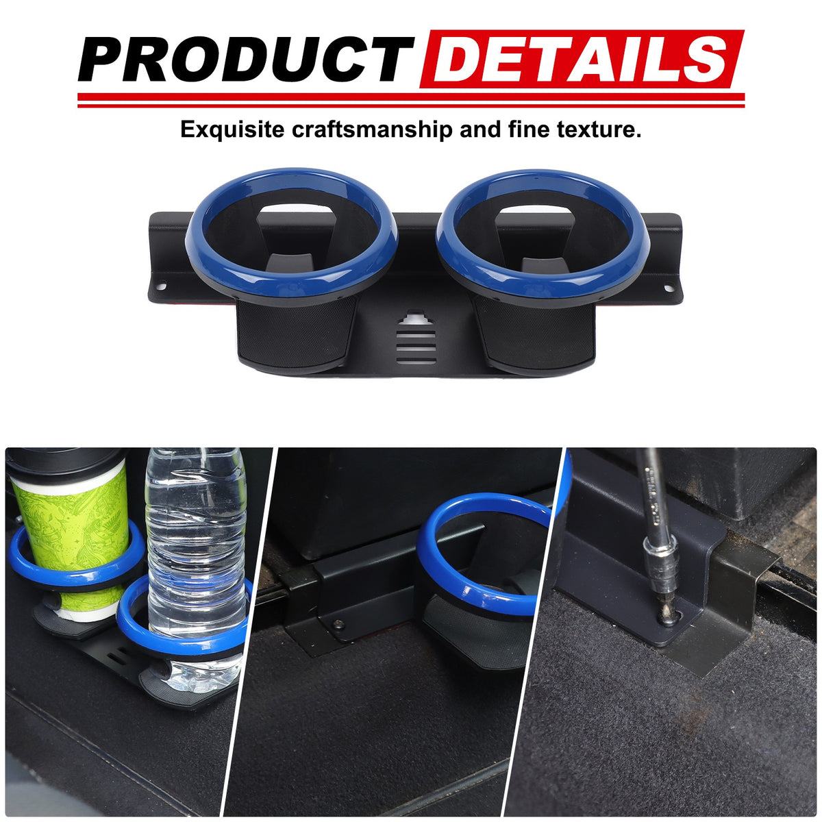 Steel Center Armrest Box Rear Cup Holder Bracket For LR Defender L316 2004-18 19