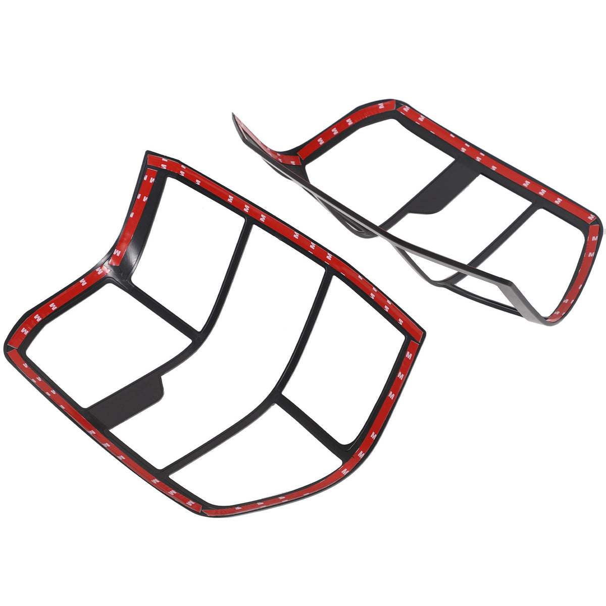 Matte Black ABS Tail Light Frame Trim For Ford Ranger T9 2023+ US 21