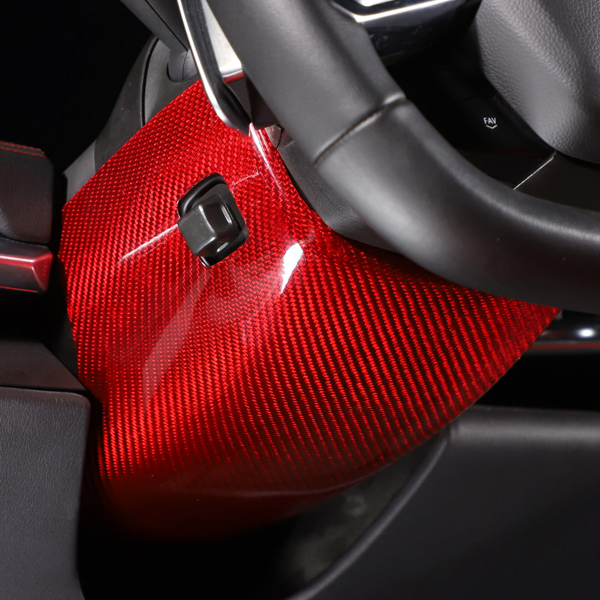 Red Real Carbon Fiber Full Interior Set Decor Trim Kit for Corvette C8 20-25 - Styles 31-35 20