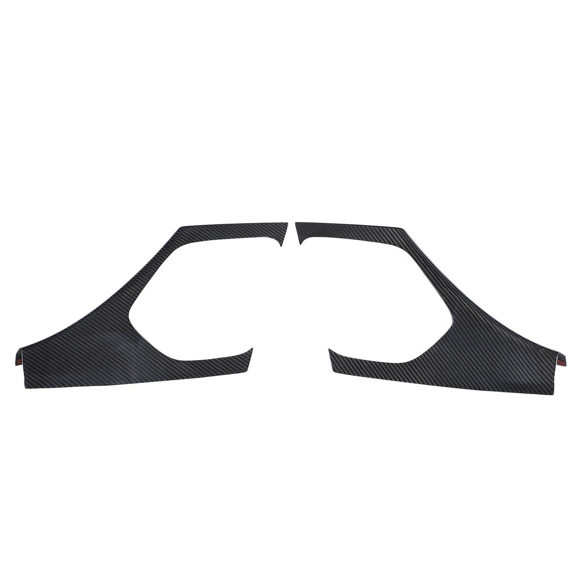 Real Carbon Fiber Interior Door Sill Plate Rear Trim For Corvette C8 2020+ US 16