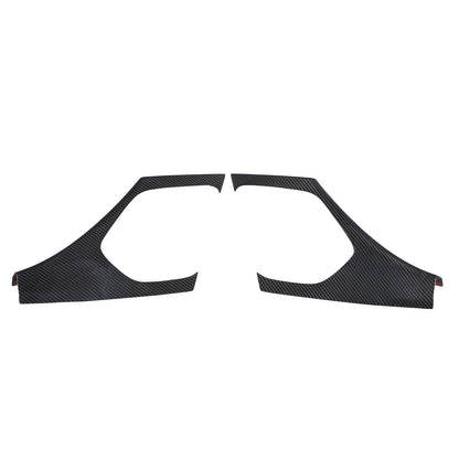 Real Carbon Fiber Interior Door Sill Plate Rear Trim For Corvette C8 2020+ US 16
