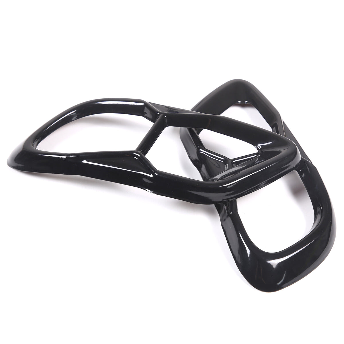 Black Rear Tail Pipe Cover Trim For BMW X5 X6 X7 M60 2019+ 9