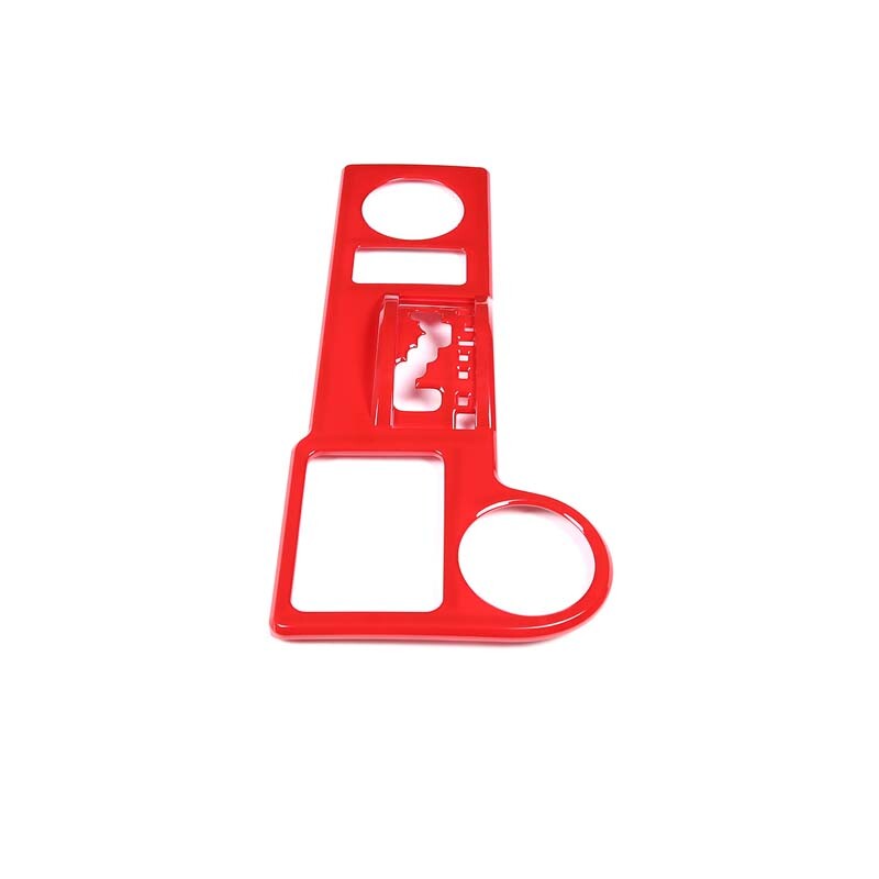 Red Gear Shift Water Cup Panel Cover Trim For Toyota FJ Cruiser 07-21 10