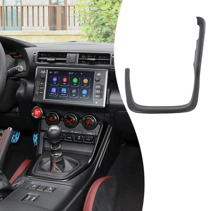 Matte Real Carbon Fiber Center Console Gear Frame For Subaru BRZ Toyota GR86 22+ 11
