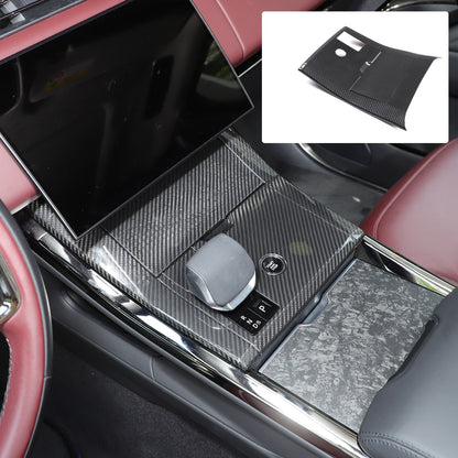 Real Carbon Fiber Center Gear Shift Panel Trim For LR Range Rover Sport L461 23+ 3