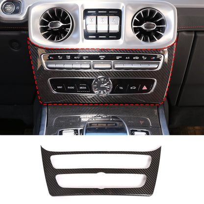 Carbon Fiber Center Console Mode Frame Trim Cover For Benz G Class W463 2019-20 1