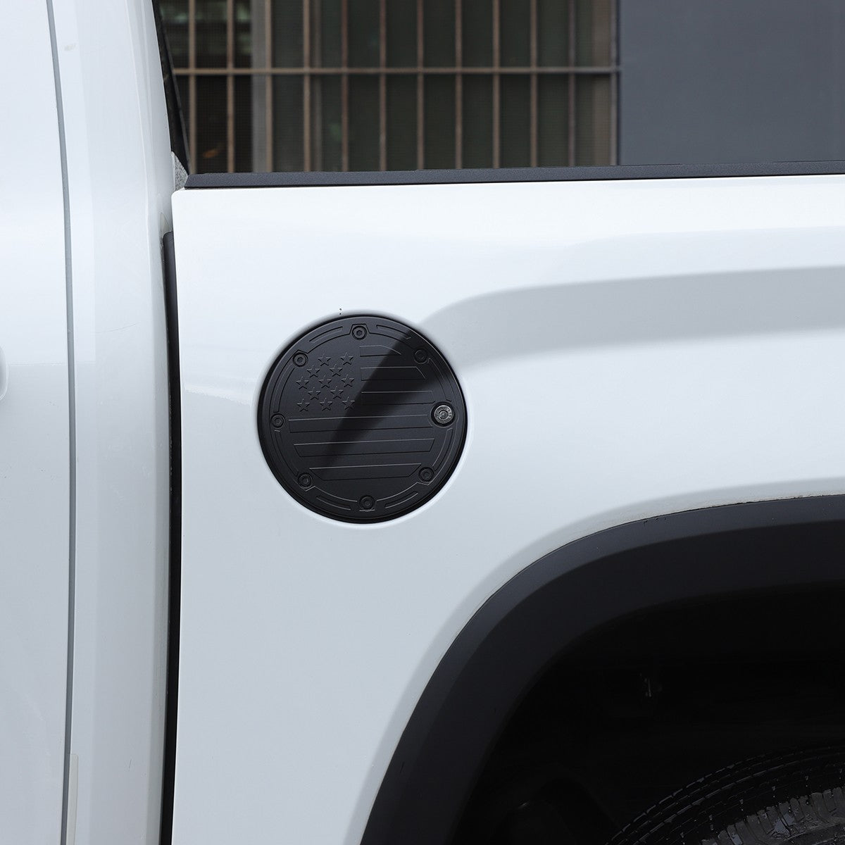 US Flag Alloy Fuel Tank Anti-Theft Lock Cover Gas Cap For Toyota Tundra 22+ 24