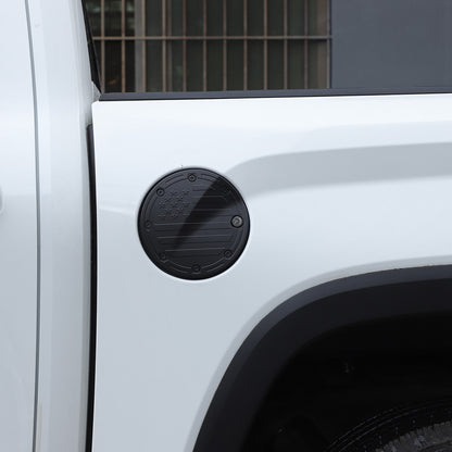 US Flag Alloy Fuel Tank Anti-Theft Lock Cover Gas Cap For Toyota Tundra 22+ 24