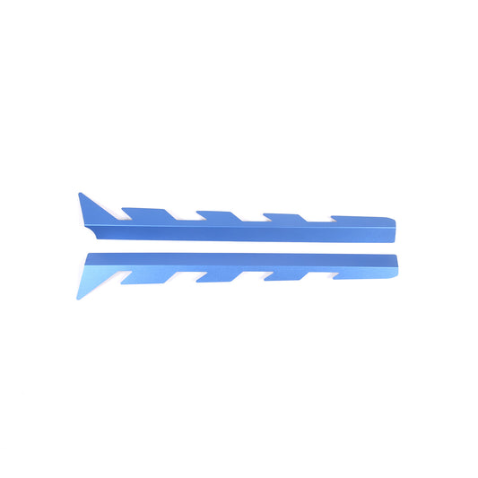 Blue Aluminum Engine Bay Engine Side Cover Plate Trim For Corvette C8 2020-26 1
