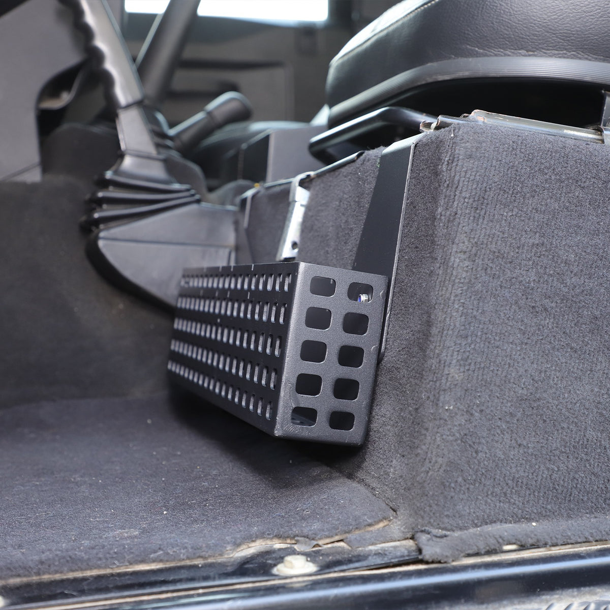 Aluminum Driver Seat Underseat Storage Basket Trim For LR Defender L316 2004-18 15
