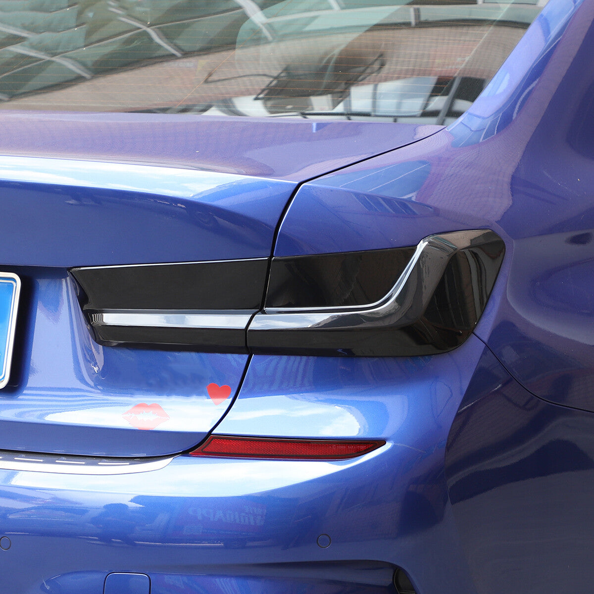 Smoked Tail Light Covers Rear Light Guards Exterior For BMW 3 Series G20 2020-23 16