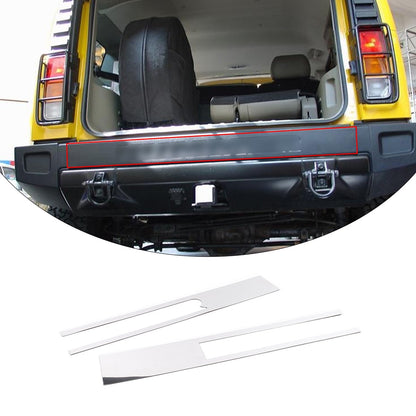 Rear Bumper Panel Trim For Hummer H2 2003-2009 (Without Spare Tire Style) 2