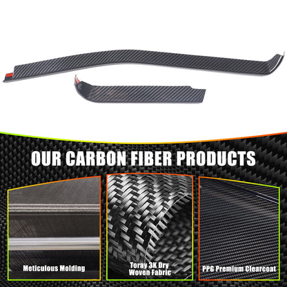 Real Dry Carbon Fiber Interior Center Trim For Corvette C8 2026+ Stingray ZR1 56