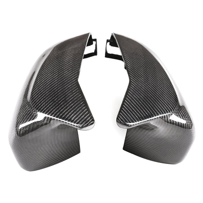 Real Carbon Fiber Rearview Mirror Cover Caps For 19-21 BMW 3 G15 G20 G21 G22 G30 16