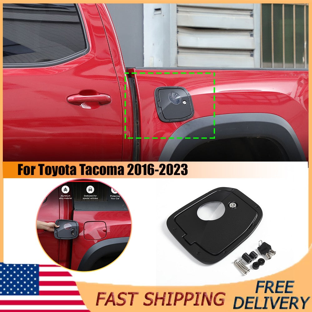 Replacement Fuel Tank Gas Lock Cover Trim For Toyota Tacoma 2016-2023 US 1