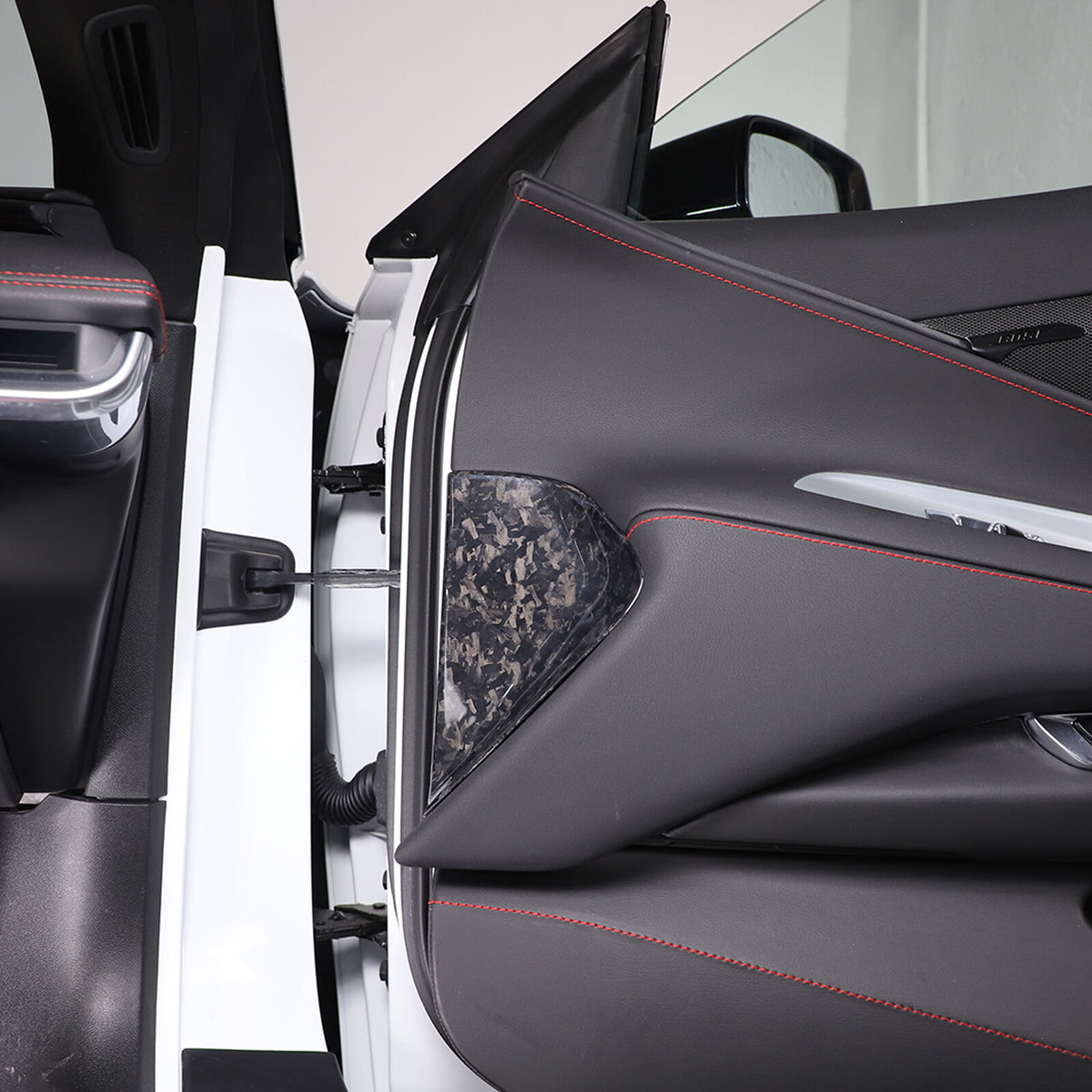 Forged Real Carbon Fiber Full Interior Set Cover Trim Kit For Corvette C8 20-25 - Variants 6-10 16