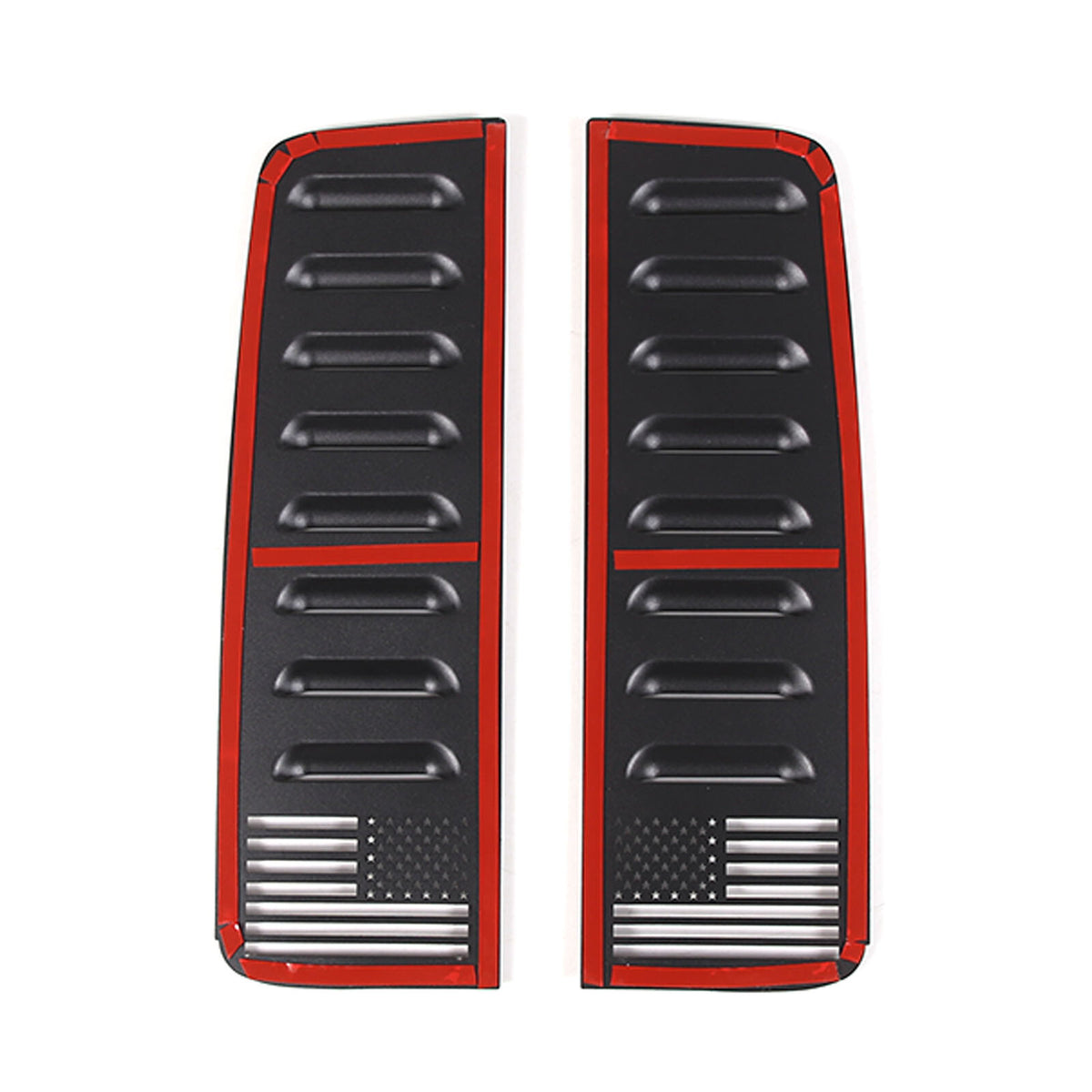 Alloy Rear Door Window Honeycomb Pillar Post Cover Trim For Hummer H3 2005-09 US 21
