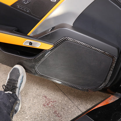 Carbon Fiber Interior Door all-inclusive anti-kick panel For Corvette C7 2014-19 6