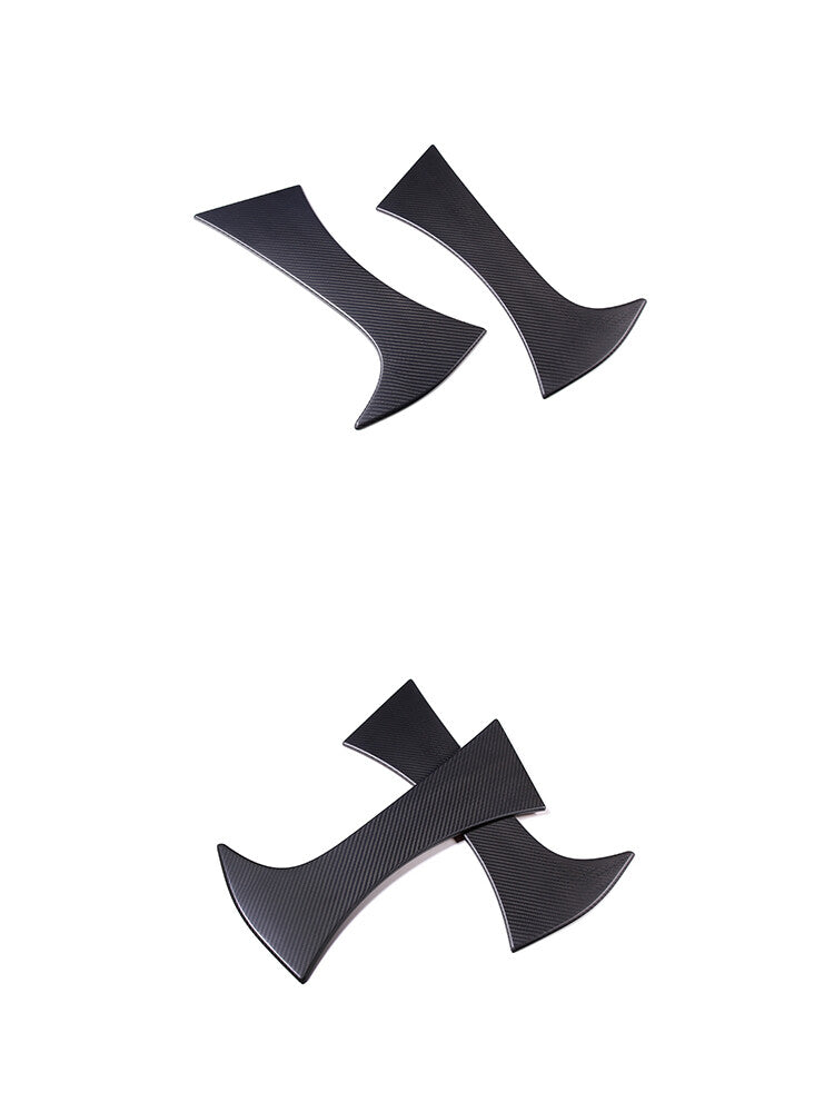 Matte Black Carbon Fiber Car Side Fender Fin Trim For Subaru BRZ 2022 6