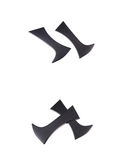 Matte Black Carbon Fiber Car Side Fender Fin Trim For Subaru BRZ 2022 6