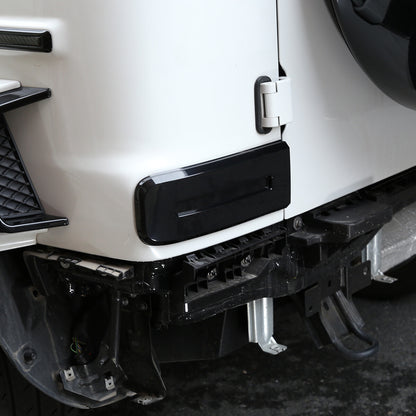 Smoked Black Rear Tail Light Fog Cover Trim Kit For Benz G W464 G500 G63 19-23 4