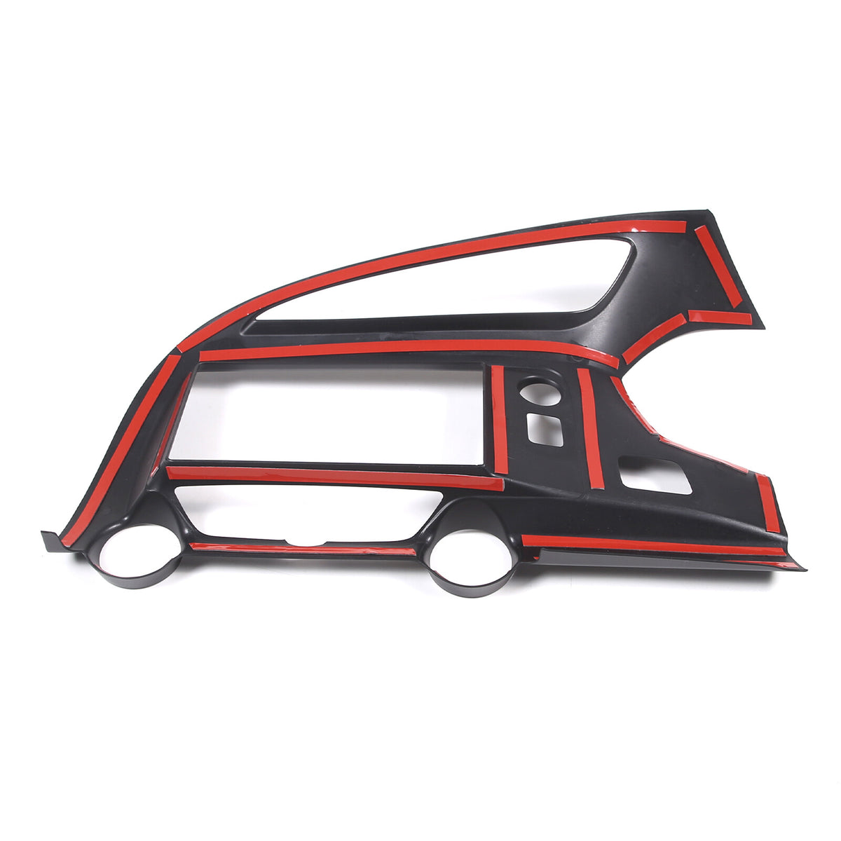 Matte Black AC Air Vent GPS Panel Trim Cover For C7 Corvette Z51 Z06 2014 14-19 10