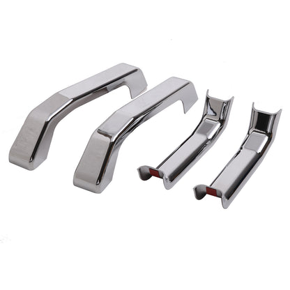 Silver Chrome Exterior Door Handle Mirror Hood Vent Trim Kit For Hummer H2 03-09 31