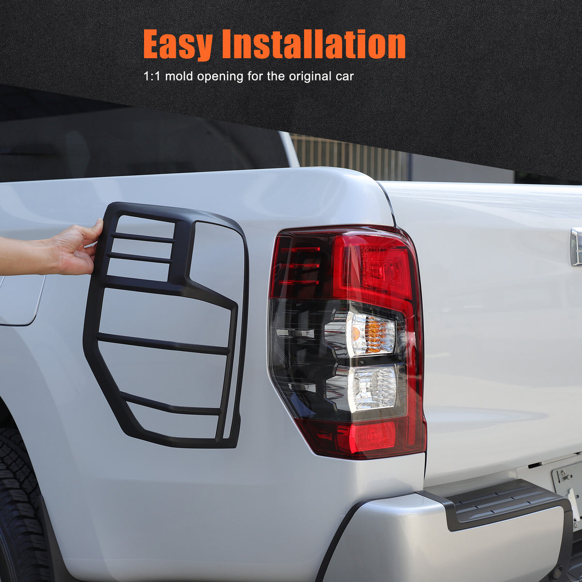 Matte Black Tail Lamp Lights Cover For Mitsubishi L200 Triton MR 2019-23 20