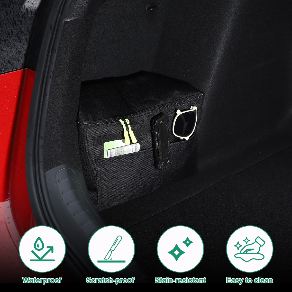 Trunk Left Side Storage Bag Box Tray For Honda Civic 11th Gen Hatchback 2021+ US 12