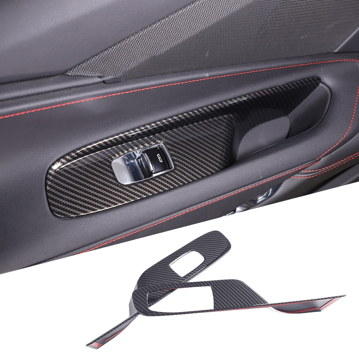 Carbon Fiber ABS Interior Full Decor Cover Trim Kit For Corvette C8 2020-2025 - Styles 1-5 10