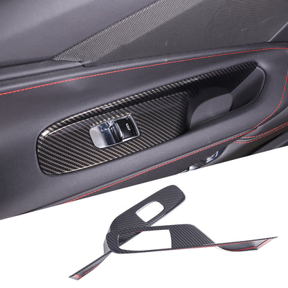 Carbon Fiber ABS Interior Full Decor Cover Trim Kit For Corvette C8 2020-2025 - Styles 1-5 10