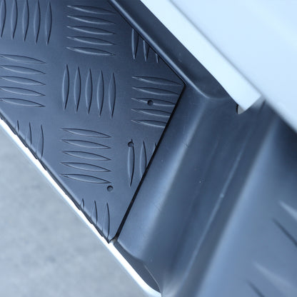 Black Alloy Rear Bumper Footrest Guard Plate For Mitsubishi L200 Triton 2019+ 14