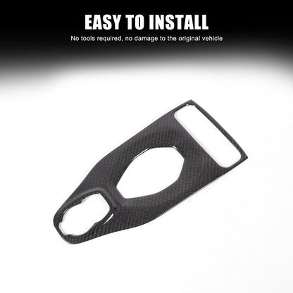 Real Carbon Fiber Center Gear Panel Trim Cover Kit For Lotus EMIRA AT 2021-25 11
