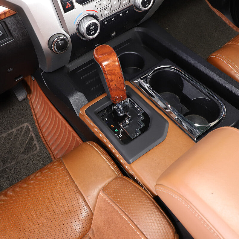 Matte Black Interior Center Console Trim Cover Kit Set For Toyota Tundra 14-21 - Styles 1-5 9