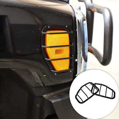 Carbon Steel Side Turn Signal Light Cover Trim Frame for Hummer H3 05-09 1