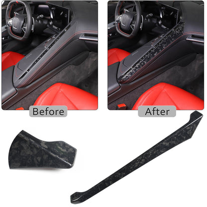 Forged Real Carbon Fiber Full Interior Set Cover Trim Kit For Corvette C8 20-25 - Variants 1-5 32