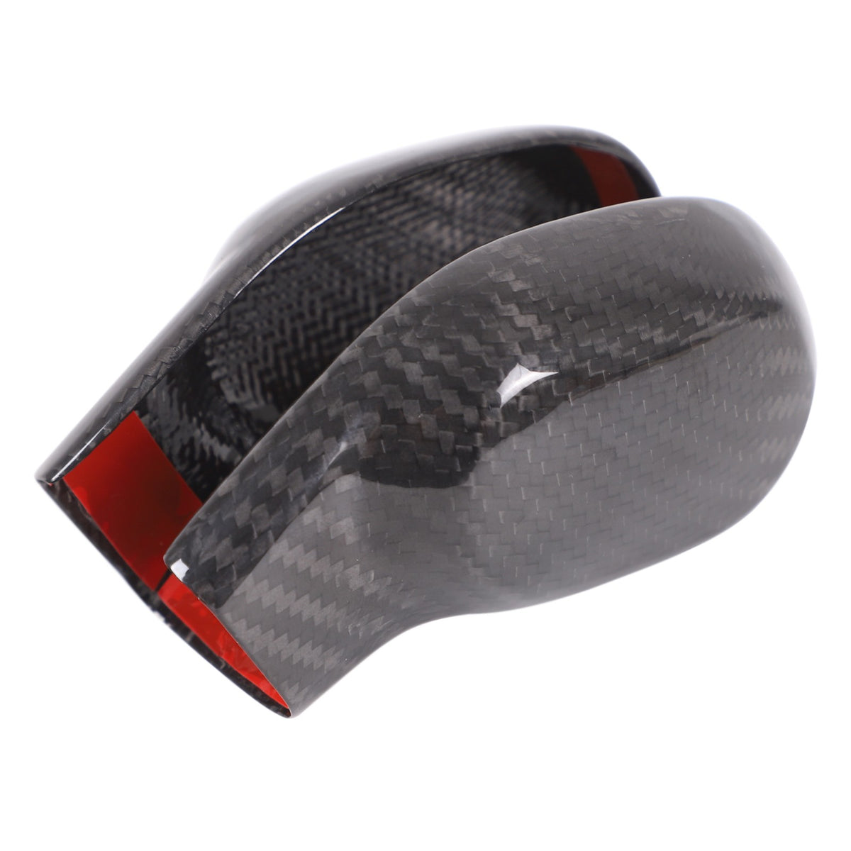 Real Carbon Fiber Gear Shift Knob Trim Cover For LR Discovery 3 4 L319 2004-2012 8