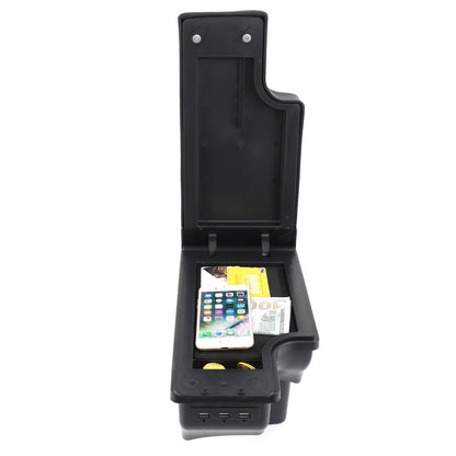 Center Console Armrest Storage Box Black Central Container For Nissan Juke 10-19 15