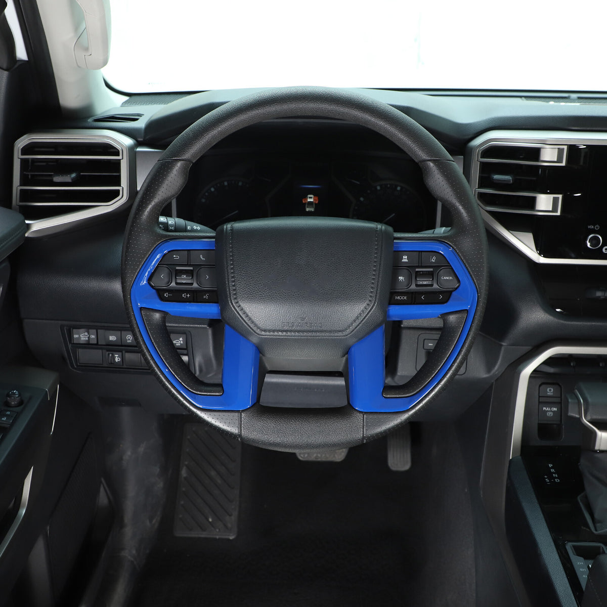 ABS Blue Car Center Panel Trim Interior Accessories For Toyota Tundra 2022-2026 - Variants 6-10 69