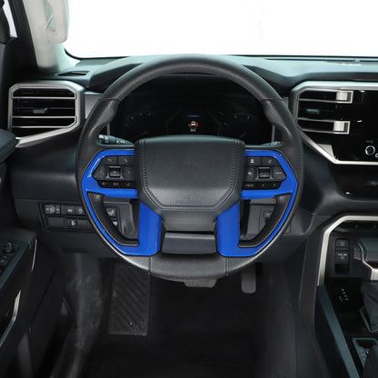 ABS Blue Car Center Panel Trim Interior Accessories For Toyota Tundra 2022-2026 - Variants 6-10 69