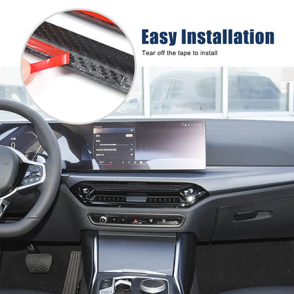 Real Carbon Fiber Center Console Air Vent Trim For BMW 3 4 G20 330i 430i 2025+ 3