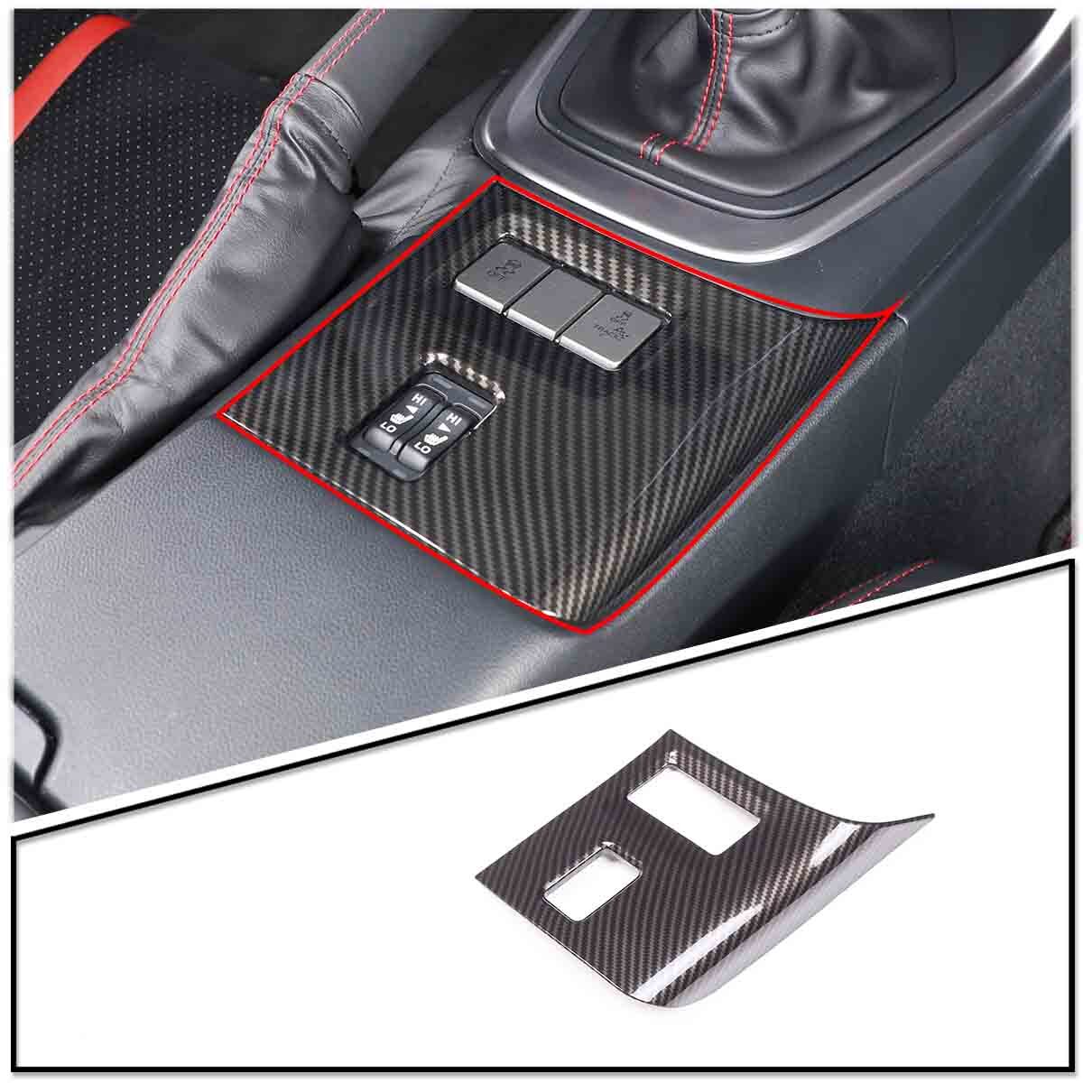 ABS Carbon Fiber Interior Center Console Trim Set Fits For GR86/BRZ 2022-2025 US - Variants 1-5 32