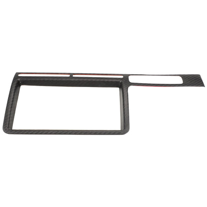 Matte Real Carbon Fiber Center Console Navigation Trim For Nissan GTR R35 08‑16 5