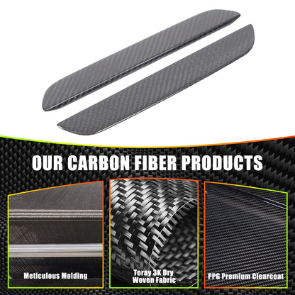 Real Carbon Fiber Exterior Door Handle Trim For BMW 2 Series Coupe G42 2022+ 3
