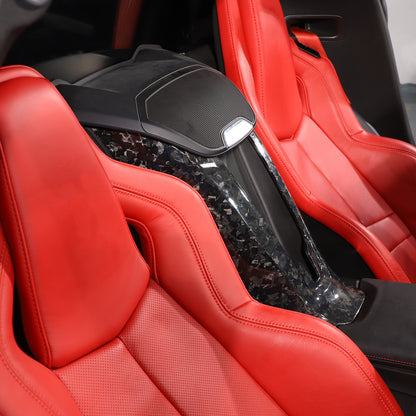 Forged Real Carbon Fiber Full Interior Set Cover Trim Kit For Corvette C8 20-25 - Variants 1-5 16