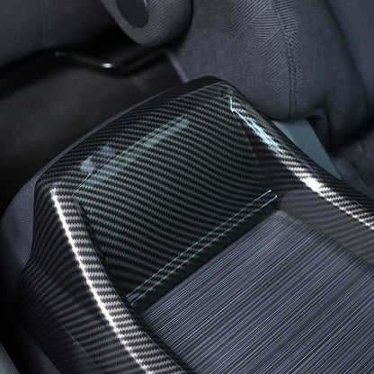 Carbon Fiber Center Console Armrest Box Side Panel Trim for Honda Pilot 16-22 16