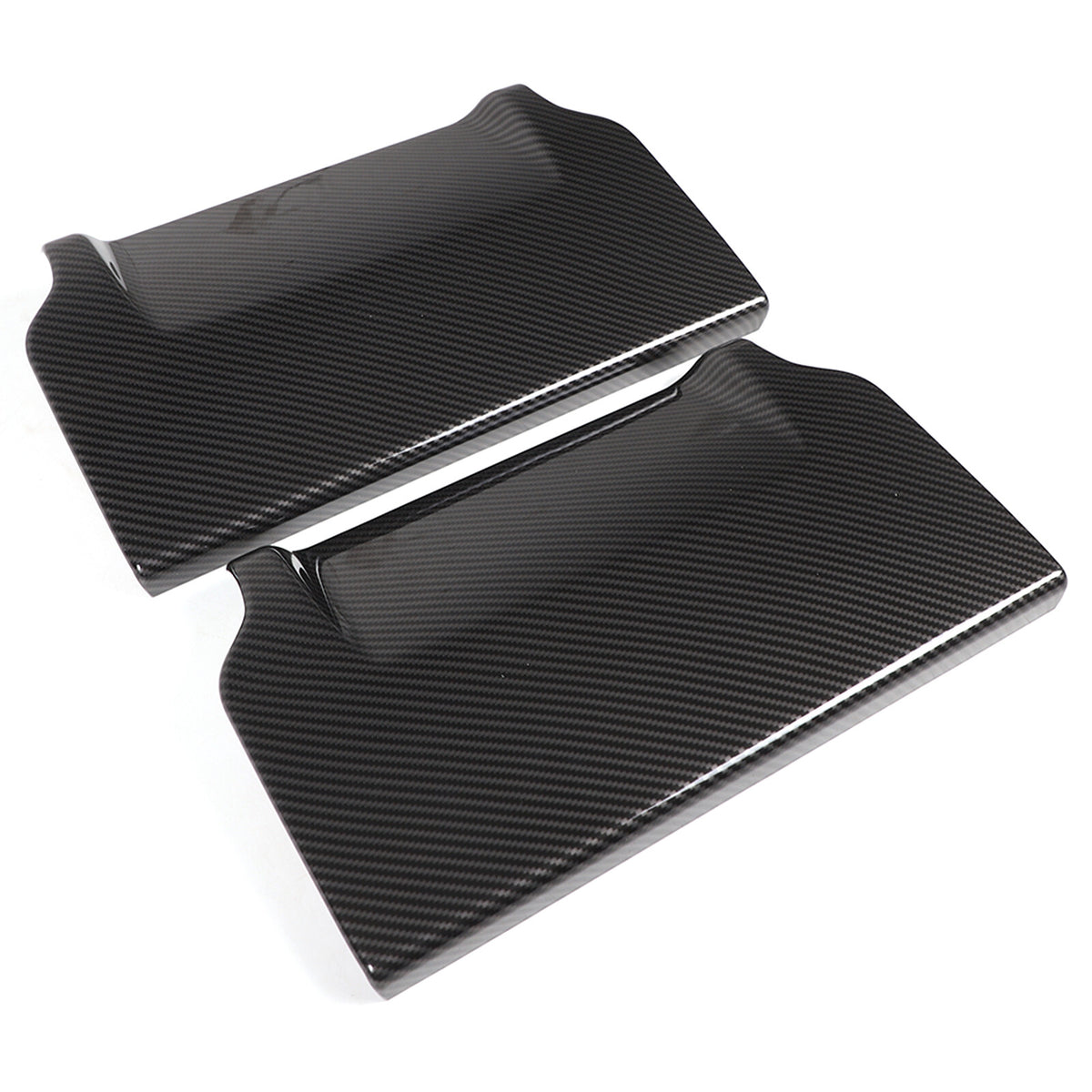 ABS Carbon Fiber Seat Back Anti-kick Panel Trim Cover For Range Rover Vogue 18+ 9