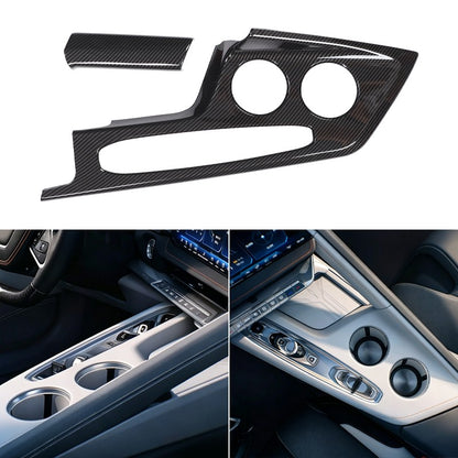 Carbon Fiber ABS Center Console Shift Panel Trim Set For Corvette C8 2026+ US 37
